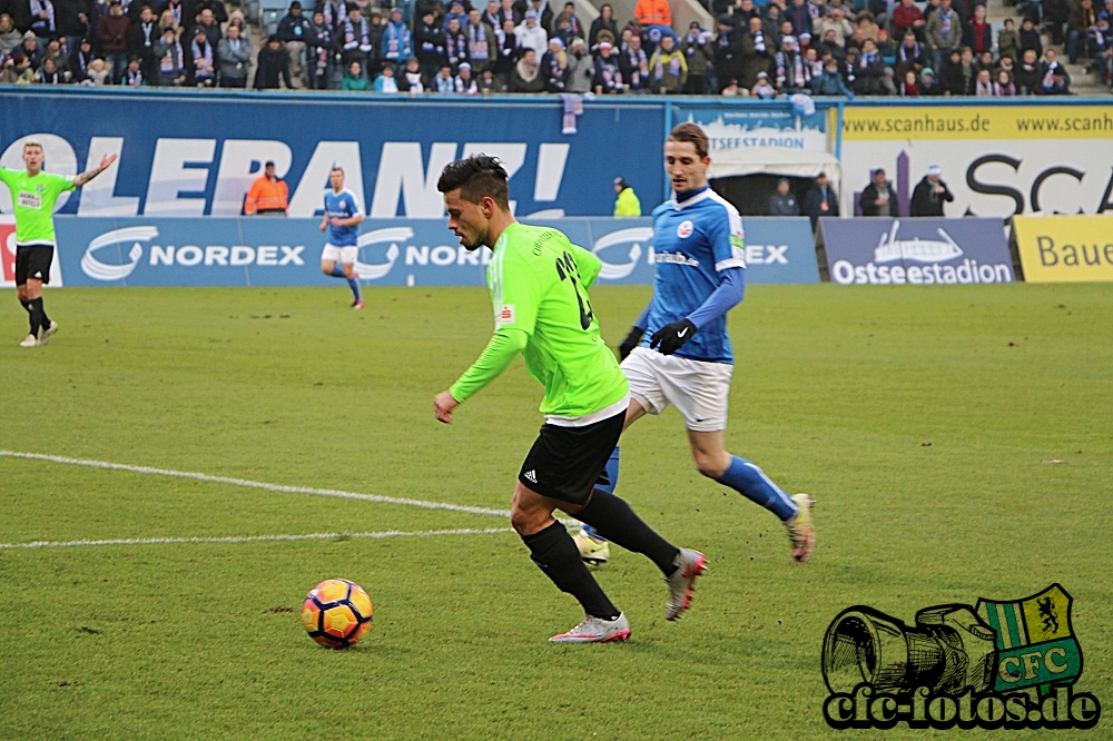 F.C. Hansa Rostock - Chemnitzer FC 1:3 (0:1)