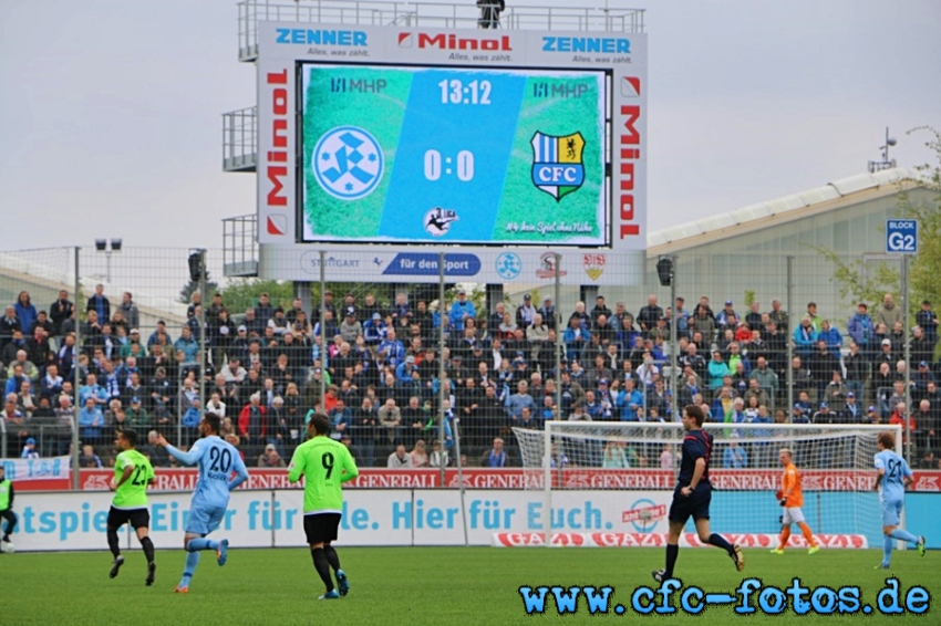 SV Stuttgarter Kickers - Chemnitzer FC 0:1 (0:0)