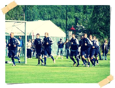 Trainingsauftakt am Neubauernweg