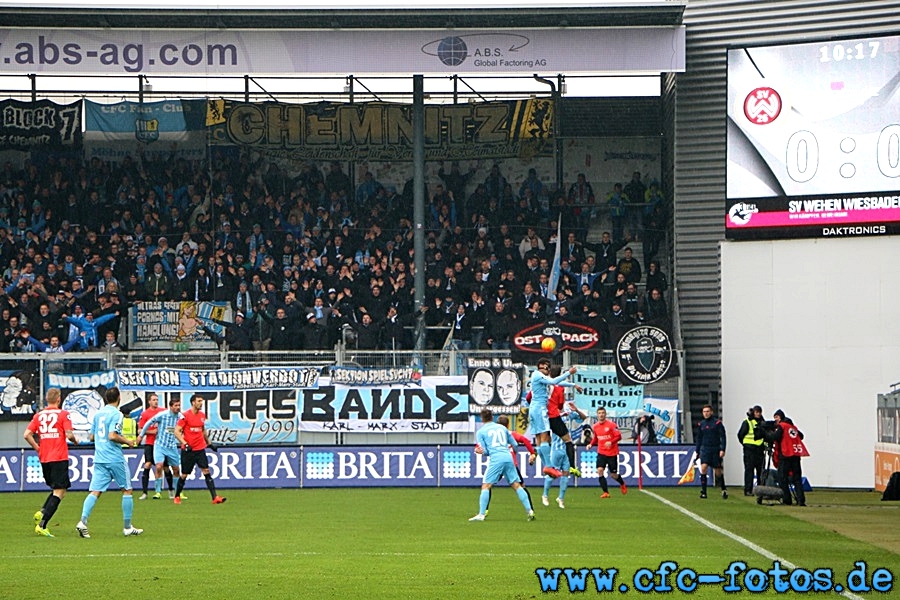 SV Wehen Wiesbaden - Chemnitzer FC // 1:1 (1:0)