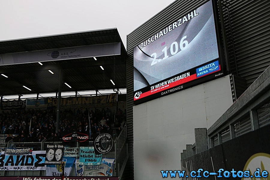 SV Wehen Wiesbaden - Chemnitzer FC // 1:1 (1:0)