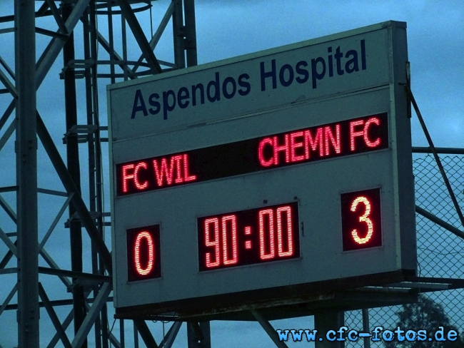 Chemnitzer FC - FC Will 1900 3:0 (2:0)
